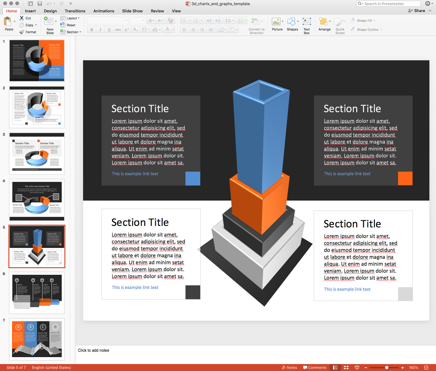 collection of 3d shapes for PowerPoint