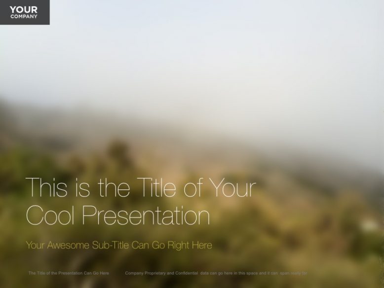 nature powerpoint template