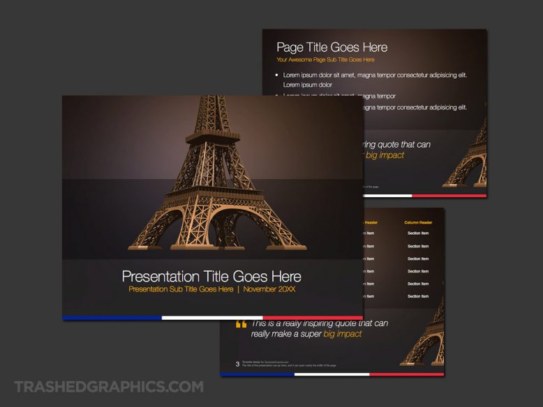 paris france powerpoint presentation