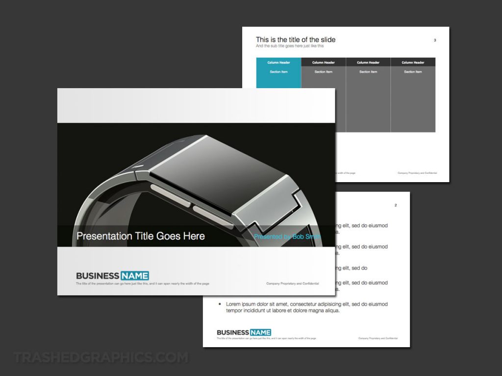 Wearable Technology PowerPoint Templates – TrashedGraphics