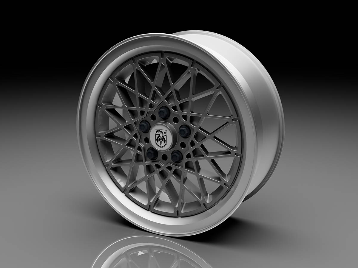 1987 Pontiac Fiero GT wheel 3d model